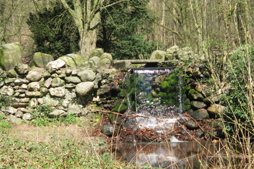 Watervallen en vijvers Mariëndaal
